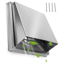 4 Inch Stainless Steel Dryer Vent Cover with Non-Return Flap