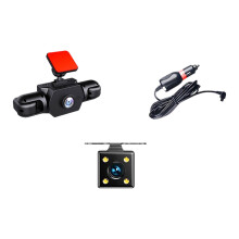 4-Channel 360 Full View Dash Cam with Night Vision 1080p 4-Lens Car Recorder for Taxi & Family Vehicles
