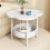 Modern Plastic Coffee Table with Storage 1 pcs 1