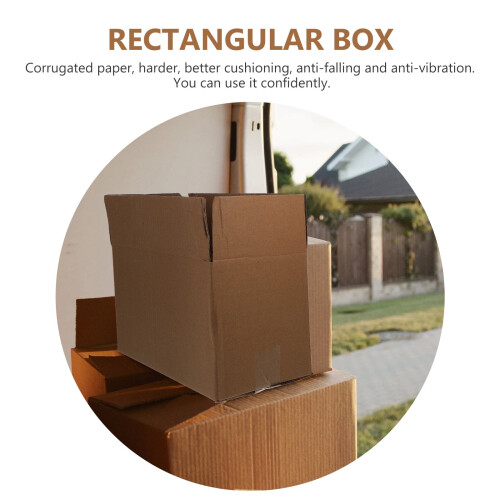 Moving Packing Box Rectangular Half-Height 5pcs 2