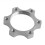 Disc brake rotor flange adapter 6-bolt 44 mm 1