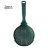 Kitchen colander plastic long handle large green 1