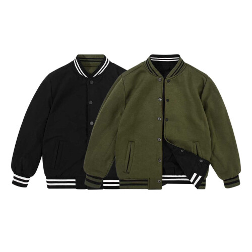 Boys Winter Jacket Double-Sided Casual Jacket 1