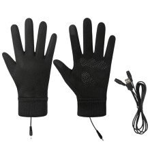 AWZXDE USB heated gloves outdoor sports cycling black