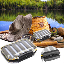 Fly Fishing Tackle Box Double-Sided Transparent 12
