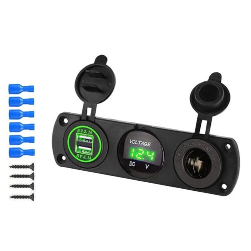Digital Voltmeter for Car and Marine 12V-24V LED Panel