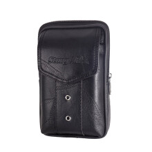 Vintage Leather Waist Bag Belt Loop Carry Phone Pouch Wallet for Case