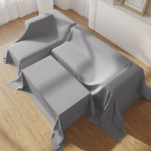 Stretchable Furniture Dust Cover Protective Sofa Blanket for Couch Bed Refrigerator During Renovations Storage Home