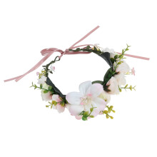 unbranded Women Headband Lily Flower Garland Wedding Headbands for Tiara Bride Girl