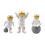 Astronaut Ornament Orange Space Figure Decor 1