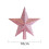 Christmas Tree Topper Star Pink Glitter 1 PC 3