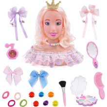 Hair Styling Doll Head Deluxe Toy for Girls