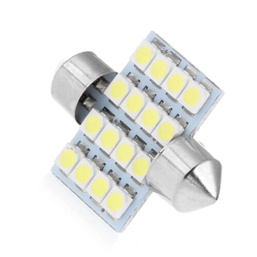 Car LED Dome Light 31mm 3528 16SMD Double-Tip