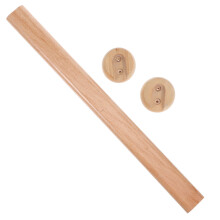 Closet Solid Wood Wooden Dowel Rod Chocolate Beech Wood 1 Set