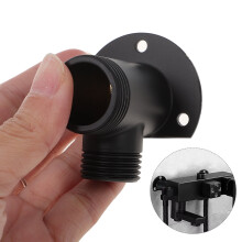Black Copper Wall Elbow Faucet for Shower Hose