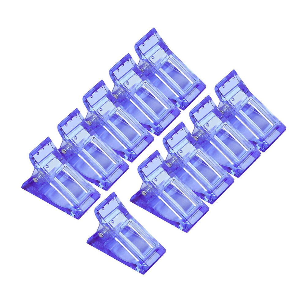 Nail Tips Clip Pink Quick Gel Extension 10pcs