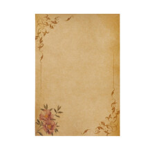 Retro A5 letter paper stationary 8 pack double-sided