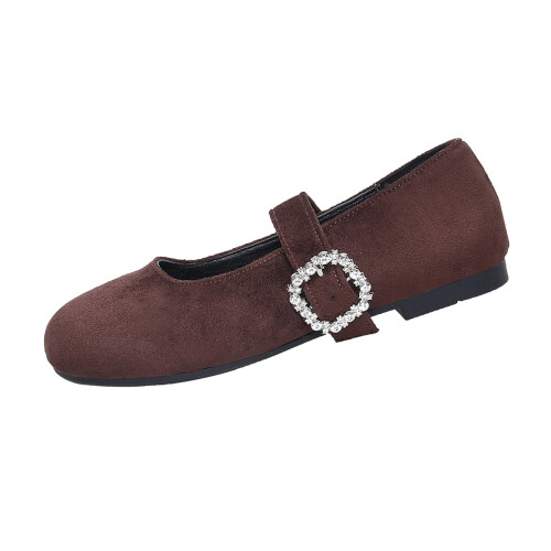 Women's Soft-Sole Moccasins Flock Material Size 41 EU