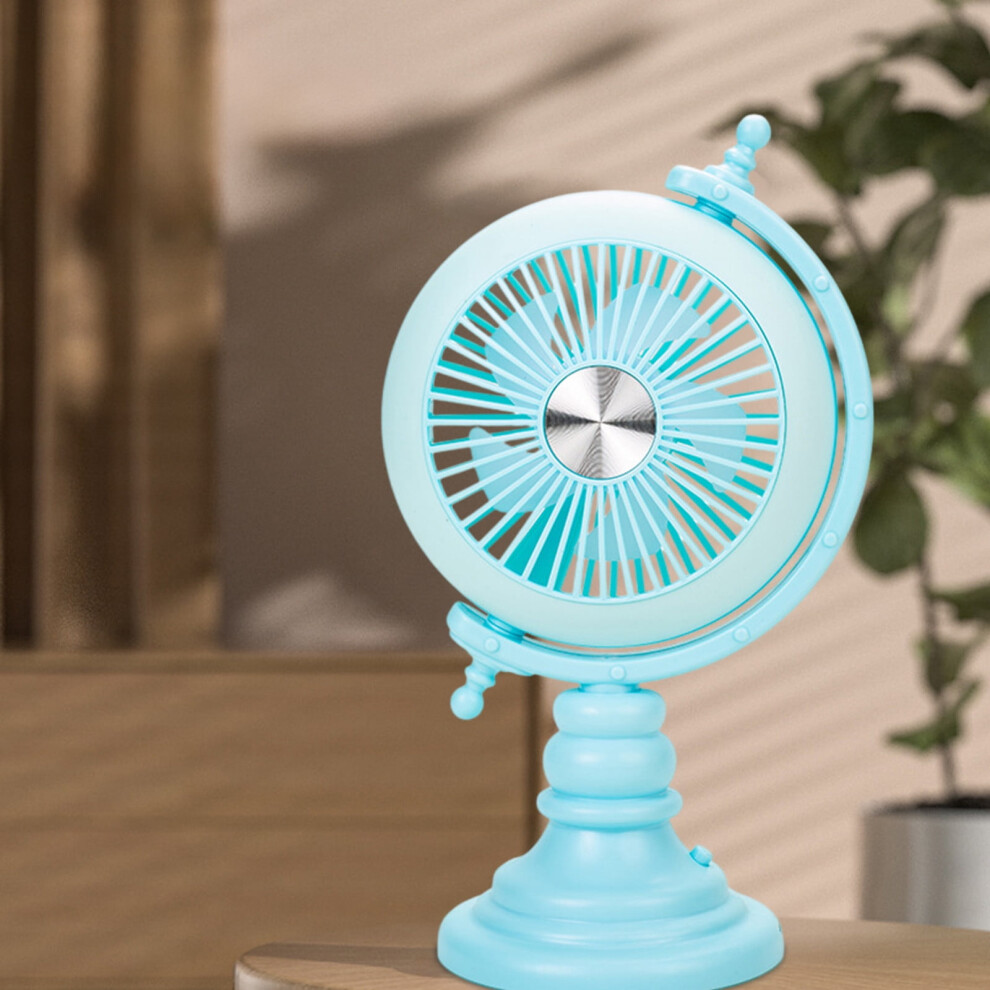 Usb Rechargeable Desk Fan Quiet Multi-Speed Adjustable 900223290243