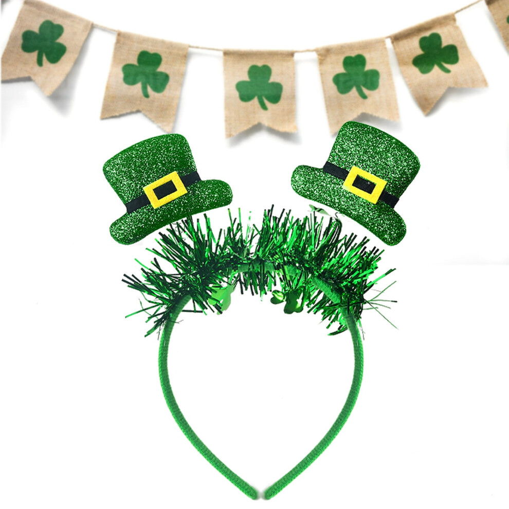 St. Patrick's Day headband Irish theme hair accessory