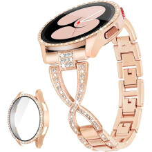 X-Shape Band for Samsung Galaxy Watch 4 & 5 40mm 20mm Rose