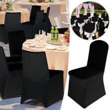 Chair Covers, Elastic Covers, Arched Front Design, for Banquet and Event Seating, Event Planners and Home Hosts