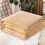 Micro Plush Fleece Blanket Throw 70x100cm Khaki 1