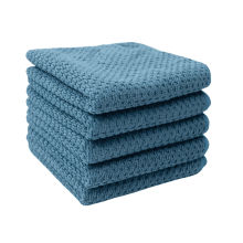 10-Pack 12x12 Inch Absorbent Corn Grain Dish Cloths, Quick-Drying Kitchen Towels, Compatible with All Dishwashing Needs