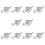 Secure Screw-On Earring Backs Set of 10 1