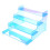 Clear plastic display risers stand 4-pack 1
