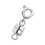 Magnetic Necklace Clasp Set Gold Silver 8 pcs 4