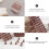 Lettersjablonen van plastic, alfabetstempels, 2 sets 2