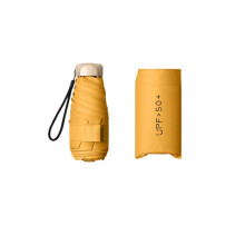 Mini travel sun umbrella with case, UV protection,