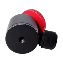 Ball Head for Camera Tripod for Videography Black Aluminum Alloy 1Pack