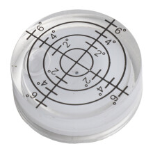 Adjustable For Computer Monitors Bubble Level Level Round Acrylic Material Highly Translucent Precision Machined, White, Precision Level