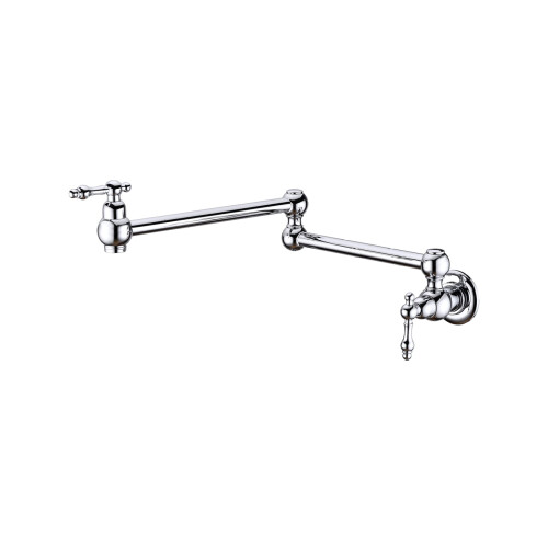 Wall Mount Folding Pot Filler Faucet