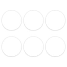 Water Filter Sealing Ring Gasket Unbranded White 6 pcs