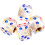 ABS dice-shaped tire valve caps with copper core 4 pcs 1