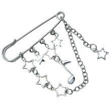 Korean Star Chain Brooch for Women and Men 1 Piece