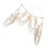 Shimmering Multi-Strand Fringe Shoulder Chain Alloy Body 1