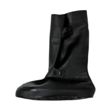 Waterproof Boot Cover Black Plastic Reusable 1 Pair XXL