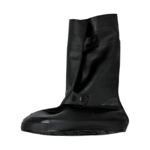 Waterproof Boot Cover Black Plastic Reusable 1 Pair XXL