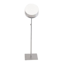 Tie Display Stand Metal Adjustable Height 40-65cm Silver