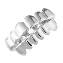 Hip Hop removable mouth grill set top and bottom 2 pcs