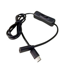 Raspberry Pi Power Switch USB-C Extension Cable with On/Off