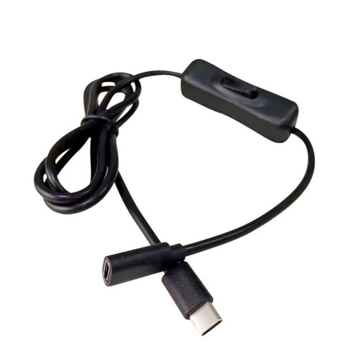 Raspberry Pi Power Switch USB-C Extension Cable with On/Off