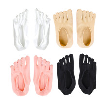 Girls Toe Socks Cotton Breathable 4 Pairs