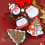 Santa Tin Snack Storage Box 18x15x6.5cm 7