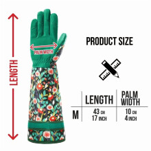 Gants de jardinage longs pour femmes (1 paire)
