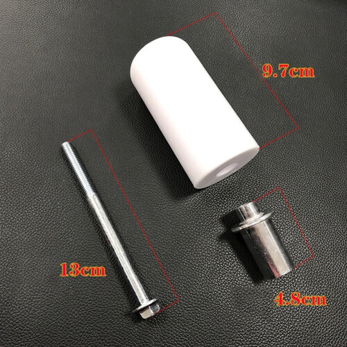 Motorcycle Anti-Overturning Frame Sliders White 2 pcs 1